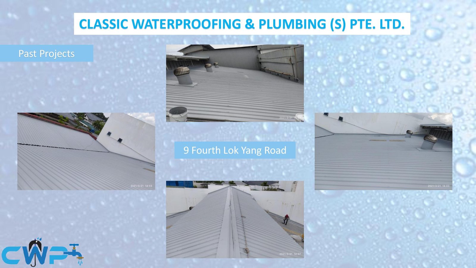 roof waterproofing passed projects