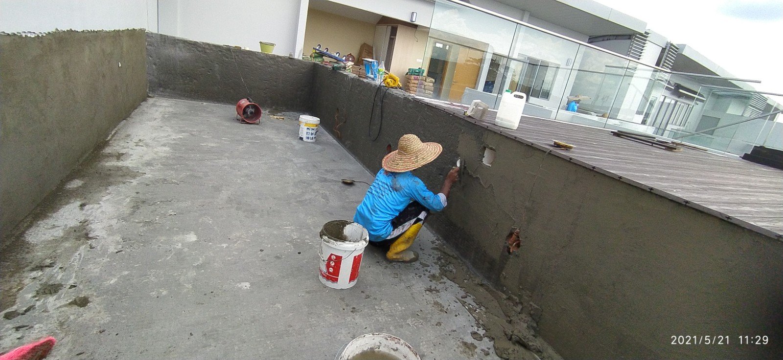 waterproofing in swimming pool